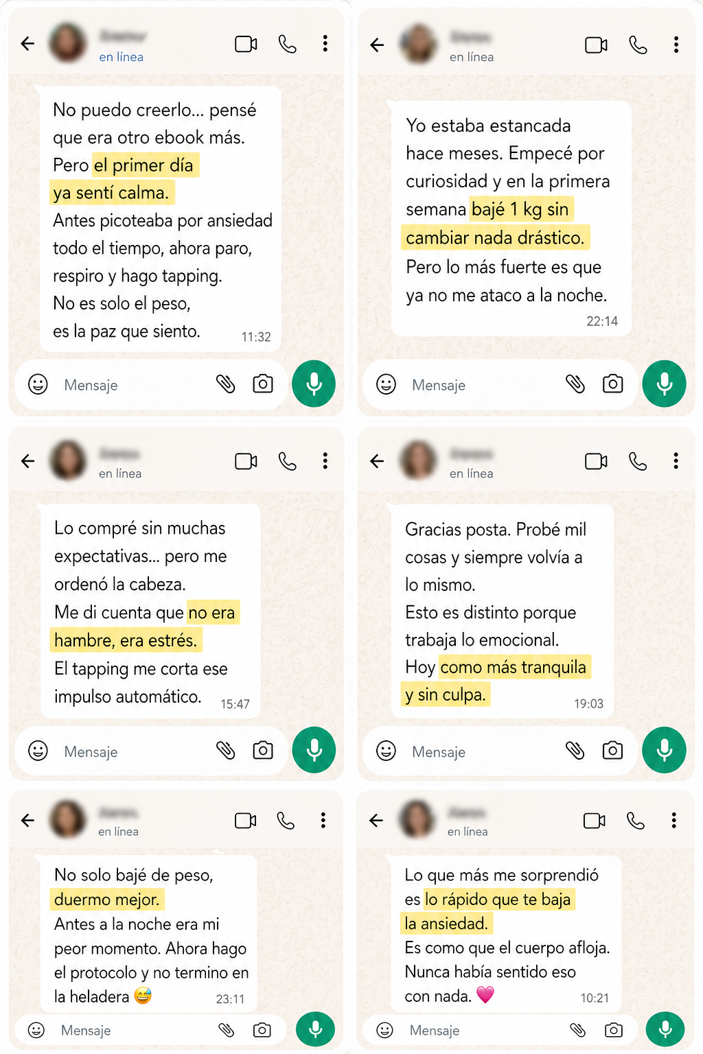 Muro de testimonios